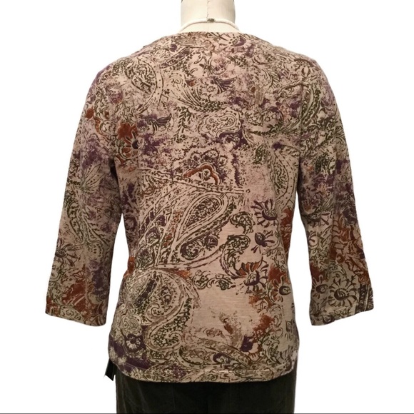 COLDWATER CREEK V-Neck Top! - Picture 3 of 5